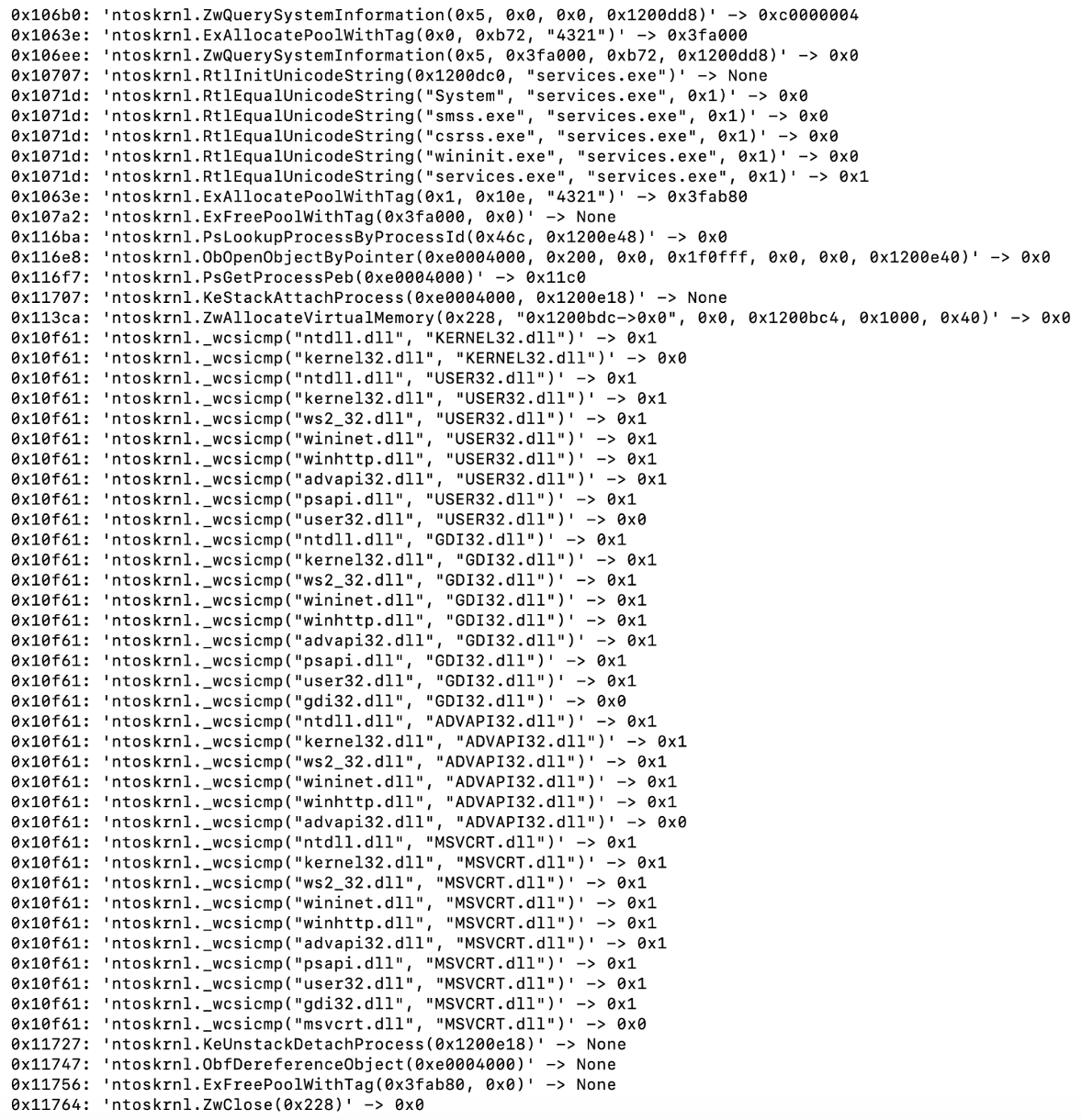 恶意软件分析：利用Speakeasy仿真执行内核态Rootkits